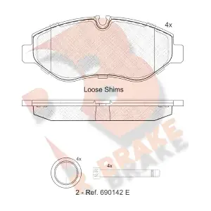 R BRAKE RB1786