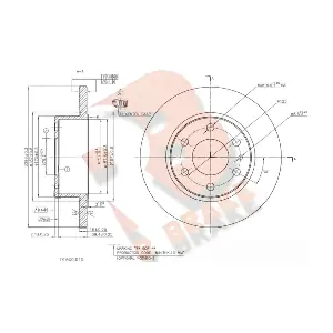 R BRAKE 78RBD28759