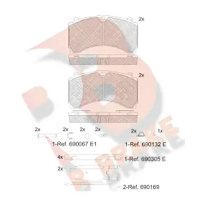 R BRAKE RB2123-073