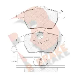 R BRAKE RB0808