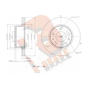 R BRAKE 78RBD20016