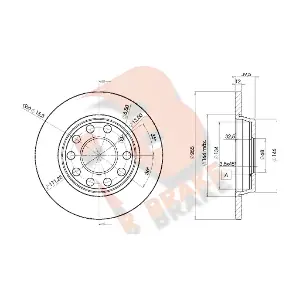 R BRAKE 78RBD25309