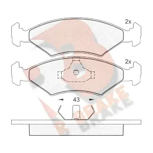 R BRAKE RB0329
