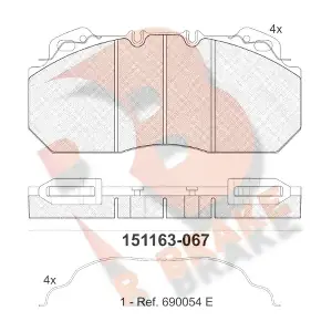 R BRAKE RB1163