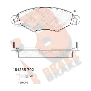 R BRAKE RB1255-702