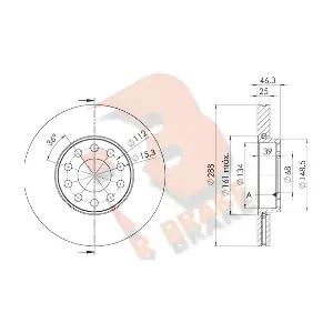 R BRAKE 78RBD21068