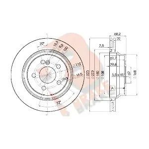R BRAKE 78RBD20910