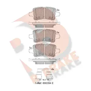RB2257 R BRAKE
