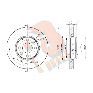 R BRAKE 78RBD27795