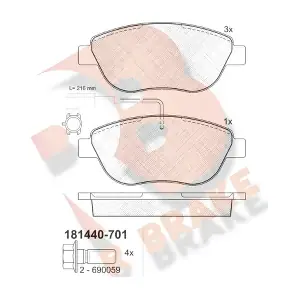 R BRAKE RB1440-701