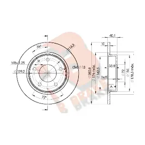 R BRAKE 78RBD23259