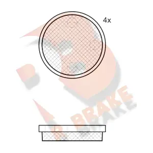 R BRAKE RB0125