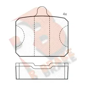 R BRAKE RB0737