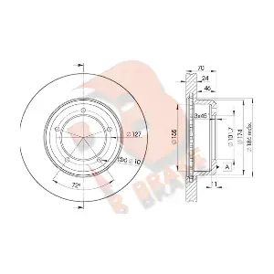 R BRAKE 78RBD20902
