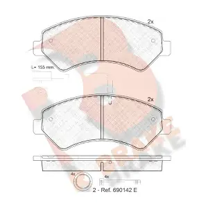 R BRAKE RB1836-203