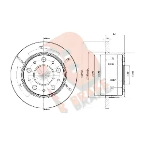 R BRAKE 78RBD14696