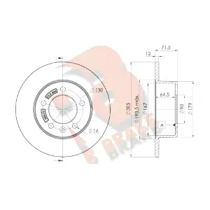 78RBD28767 R BRAKE