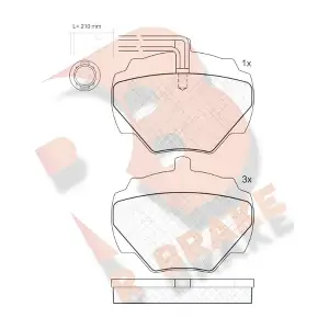 R BRAKE RB0702