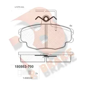 RB0863-700 R BRAKE