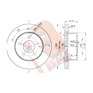 R BRAKE 78RBD15115