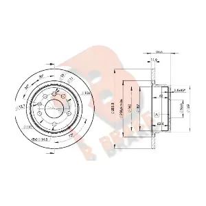 R BRAKE 78RBD29211