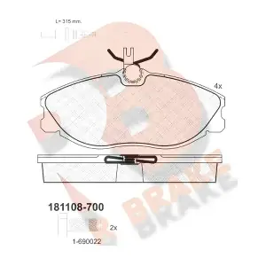 R BRAKE RB1108-700