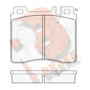 R BRAKE RB1158