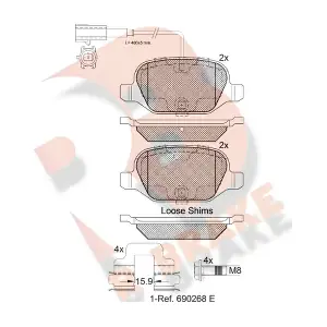 R BRAKE RB2037203