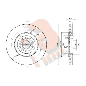 R BRAKE 78RBD24684