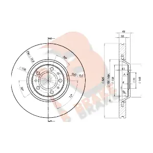 R BRAKE 78RBD24608