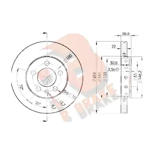 R BRAKE 78RBD25602