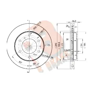 R BRAKE 78RBD27116