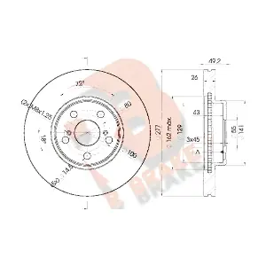 78RBD20504 R BRAKE