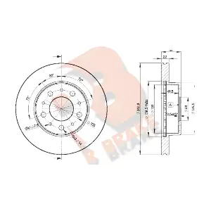 R BRAKE 78RBD29063