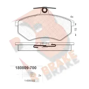 R BRAKE RB0809-700