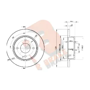 78RBD25001 R BRAKE