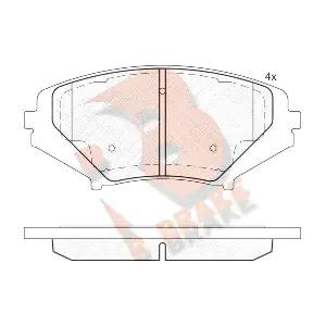 R BRAKE RB1670