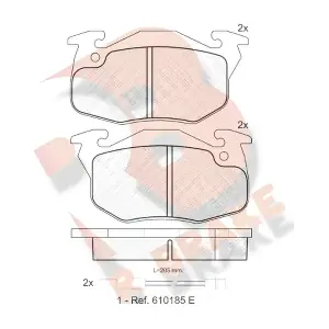 R BRAKE RB0633