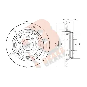 R BRAKE 78RBD23153