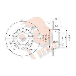 R BRAKE 78RBD27329