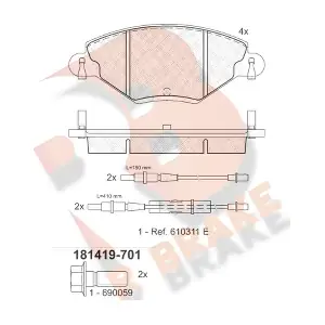 R BRAKE RB1419-701