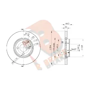 78RBD28570 R BRAKE