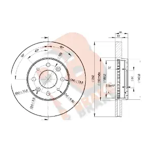 78RBD22232 R BRAKE