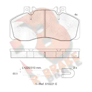 R BRAKE RB0722