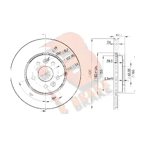 R BRAKE 78RBD26767