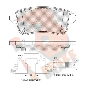 RB1904-203 R BRAKE