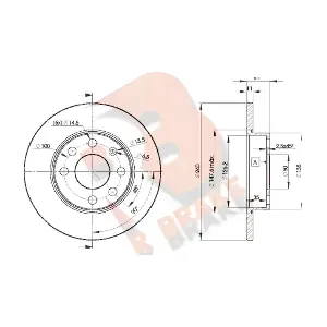 R BRAKE 78RBD29020