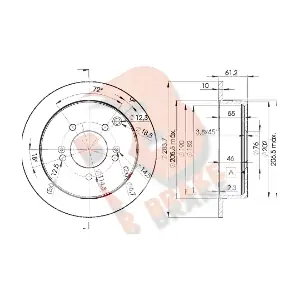 78RBD22907 R BRAKE