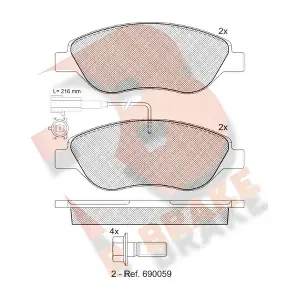 R BRAKE RB1445-203