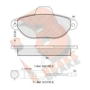 R BRAKE RB0953